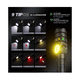 thumbnail image 4 of Linterna Táctica Led 120000 Lm Recargable Malubero Negro, 4 of 5