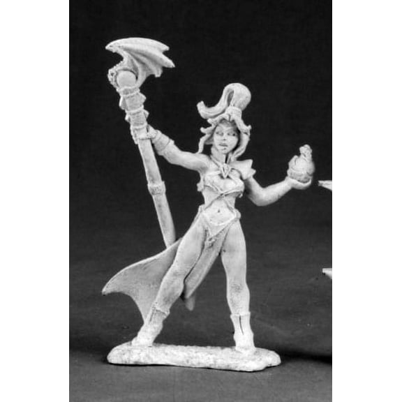 Reaper Miniatures Tyree Spellsinger Sorceress 03525 Dark Heaven Unpainted Metal