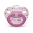 NUK Orthodontic Pacifier Value Pack, Girl, 06 Months, 3Pack