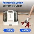 thumbnail image 3 of Carpet Cleaner Machine, Upholstery Portable StainRemover, Ordor & Stain & Spot Removr, Perfect for Pet Hair, Carpet, Area Rugs, Car and Coches, Strong Suction, White, 3 of 7