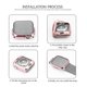 thumbnail image 4 of Caja de reloj YONGSHENG chapada en ultrafino para reloj 6 Se 4 3 2 1 42mm 38mm, 4 of 4