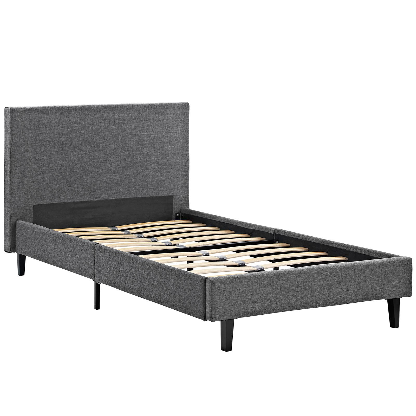 Modway Anya Twin Upholstered Platform Bed Multiple Colors Com