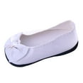 thumbnail image 4 of 1 Resbalones en de material cuero para Accesorios de Ropa de Muñeca de 18 Pulgadas Blanco Yotijar Zapatos de muñecas, 4 of 6