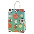thumbnail image 1 of Flour Storage Bag Soccer Bags Paper Packaging with Handles Perfect for Sports Events and Celebrations Food Storage Bag Kitchen Organizer Bag Reusable Storage Pouch Pantry Bag, 1 of 5