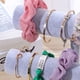 thumbnail image 5 of Jewelry Display Stand Simple Fashionable Bracelet Scrunchies Holder for Home Jewelry Store Showcase Grey Double Row, 5 of 5