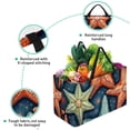 thumbnail image 3 of Starfish Reusable Foldable Oxford Cloth Grocery Storage Bag Laundry Bag Toy Basket Large Capacity Bag, 3 of 7