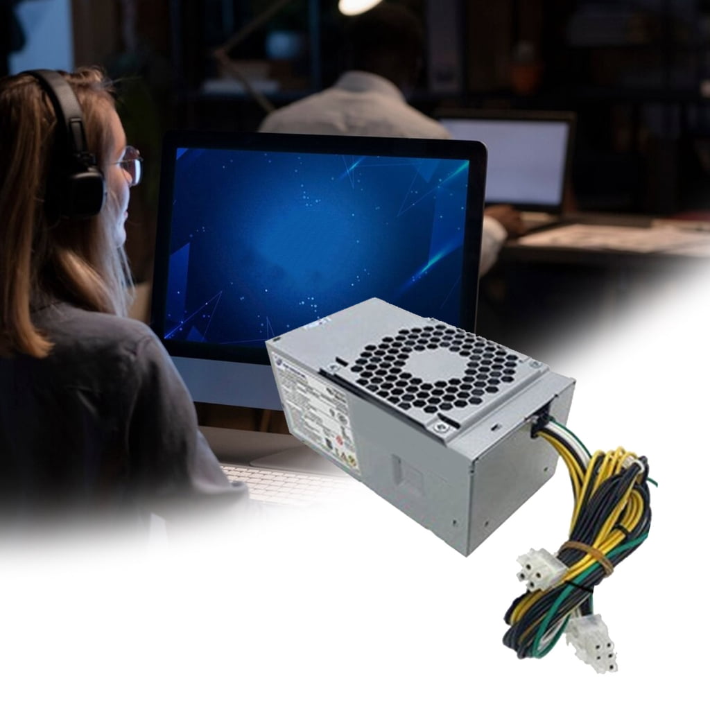 Tizuqe Efficient Desktop Computer Case Power Supply with Low Noise for PC Switching