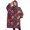 Purple Colorful Skull, variant on Oversized Wearable Blanket Hoodie,White Golden Cloud Moon Pattern Sherpa Blanket Hoodie with Super Pockets,Super Warm Fuzzy Pullover for Women & Men