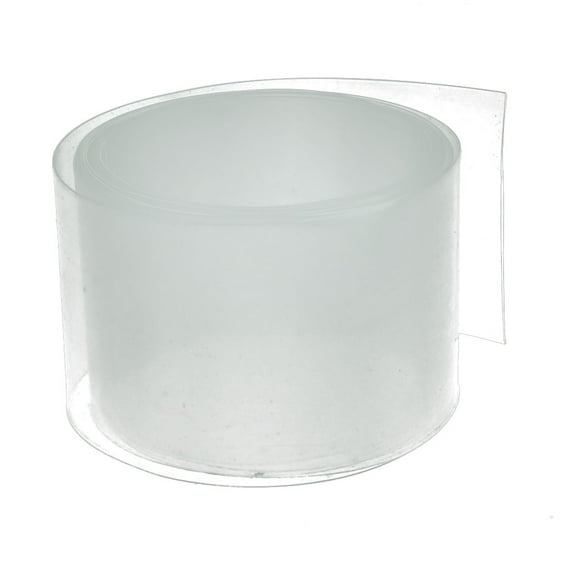 45mm Flat Width 1M Length PVC Heat Shrinkable Tube Clear for Capacitive Battery`