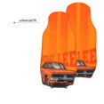 thumbnail image 6 of Dukes Orange Car Haz-zard Car Seat Cover Front Seats Full Set of 2 Vehicle Seat Protector Fit Cars, Sedan, Truck, SUV, Van, 6 of 8