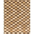 thumbnail image 1 of Ahgly Company Machine Washable Indoor Rectangle Abstract Sienna Brown Area Rugs, 3' x 5', 1 of 7