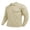 Light Khaki, variant on Pinspark Men's Long Sleeve Polo Quick Dry Lightweight Breathable UPF 50 Sun Protection Shirt with Left Sleeve Pocket
