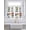 Brown, variant on Laundry Room 2 Panel Kitchen Curtains for Windows, Wash Repeat Dry Fold Simple Drawn Bathroom Privacy Curtain, Home Décor Window Treatment for Bedroom/Living Room 55"x45"