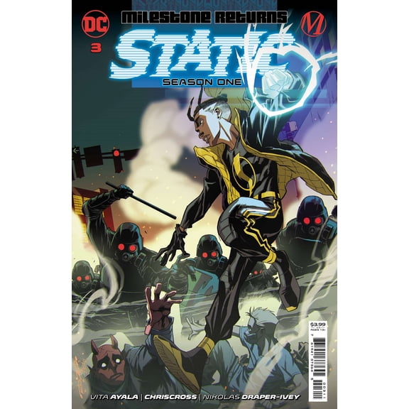 Static: Season One #3 VF ; DC comic book