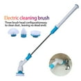 thumbnail image 3 of JahyShow Adjustable Hurricane Electric Bathroom Spin Scrubber W/3 Replaceable Brush Heads, 3 of 8