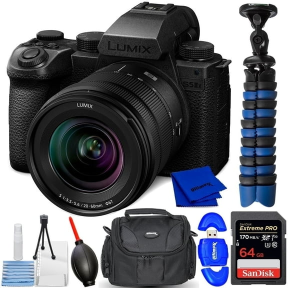 Panasonic Lumix S5 IIX Mirrorless Camera with Accessories Bundle, New