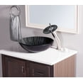 thumbnail image 3 of Novatto NOHP-G023 16.5 x 5.5 in. Godere Glass Vessel Bathroom Sink, 3 of 5