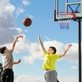 thumbnail image 4 of Costway 18" Basketball Rim Wall Door Mounted Basketball Hoop with All Weather Net Orange, 4 of 9