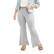 One Step Up Junior Plus Knit Flare W/ Cr