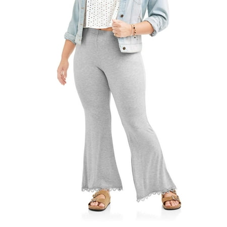 One Step Up Junior Plus Knit Flare W/ Cr