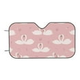 thumbnail image 7 of TEQUAN Sunshade for Car Windshield, Pink White Swans Couples Pattern Car Sun Shade, 55" x 30", 7 of 7