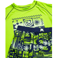 thumbnail image 6 of Quad Seven Boys' Rashguard Set - Short Sleeve Swim Shirt and Bathing Suit Set (Size: 4-12), 6 of 7