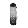 TIMIFIS Motivational Water Bottle With Time Marker 32oz Squeezing Ejection Opening BPA Free With Leakproof Wide Mouth And Fast Water Flowing For Outdoor Sport Kitchen Appliances -