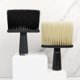 thumbnail image 4 of Cepillos para el polvo de la cara y el cuello suaves, cepillo para el cabello para cortar el cabello, cepillo para el cabello limpio (1 pieza, negro), 4 of 5