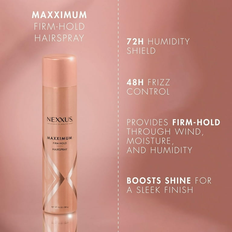 NEXXUS MAXXIMUM Control Hair Spray, Finishing Mist 10 oz