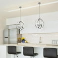 thumbnail image 5 of Golden Lighting 3167-4P PW Colson PW 4 Light Chandelier, Pewter, 5 of 5