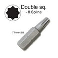 thumbnail image 3 of Best Way Tools 86642 Embout de Tournevis Double Carré de 0,25 Po, 3 of 4