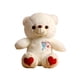 thumbnail image 2 of Oso de peluche con luz nocturna que cambia de color | Peluche LED RGB con estampado de rosa y lazo | Suave peluche de fibra de poliéster para niños y adultos | Regalo para festivales de cumpleaños, 2 of 5