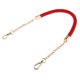 thumbnail image 5 of Reemplazo de correa de Cadena de Metal de Cuero Sunnimix 60 Cm Asa de monedero Extraíble Multicolor rojo, 5 of 6