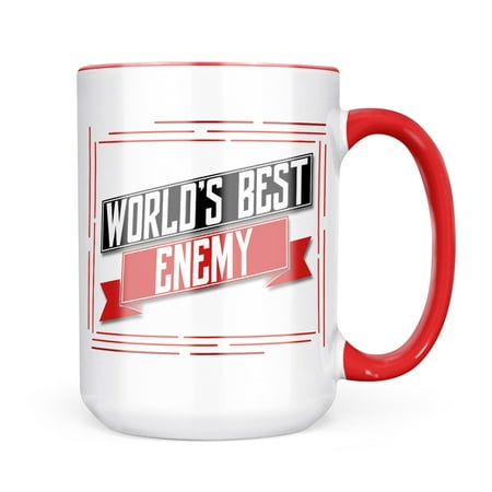 

Neonblond Worlds Best Enemy Mug gift for Coffee Tea lovers