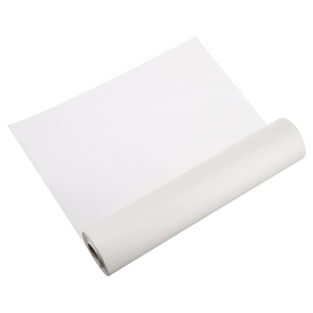 Unique Bargains Xuan Paper Roll, Rice Paper without Grid, 14in x 82ft, Half Raw Ripe Xuan, White