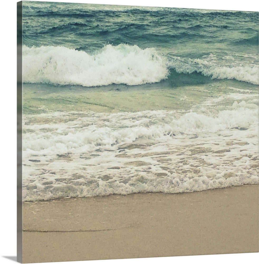 Great BIG Canvas "Teal Waves I" Canvas Wall Art