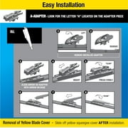 (2 pack) (2 pack) Rain-X Silicone Endura Premium All-Weather 26 Windshield Wiper Blade