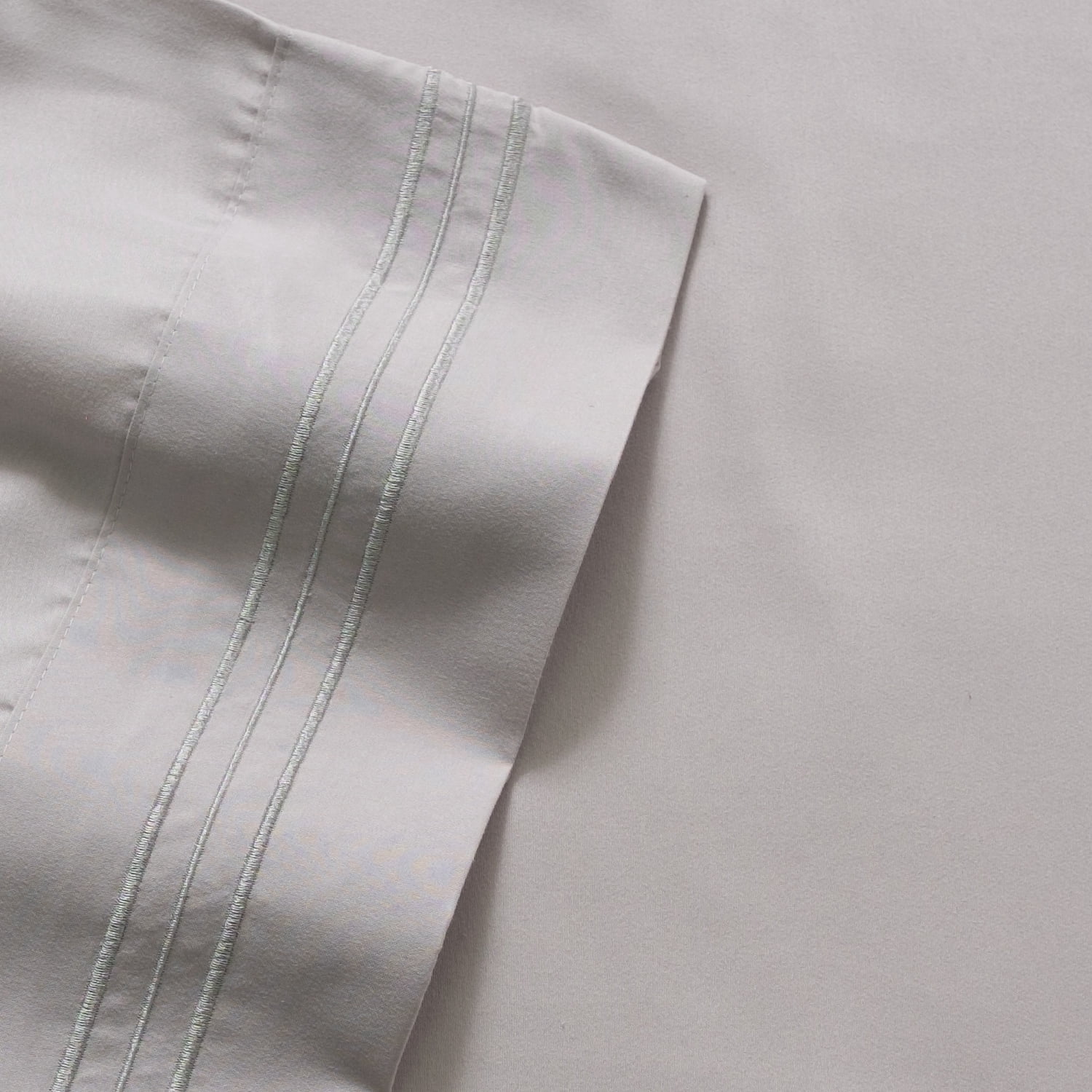 1500 Supreme Collection Extra Deep 21" Pocket 4 Piece Sheet Set Twin Silver