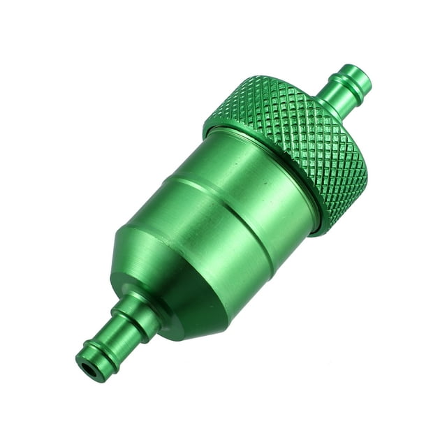 8mm 5/16" Diámetro Manguera Motocicleta Gasolina Aceite Combustible Filtro Limpiador Verde