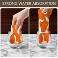 thumbnail image 4 of 2 Pcs Funny Kitchen Towels,Orange Halloween Ghosts Microfiber Dish Towels,Kitchen Tea Towels,Kitchen Towel Set (18" X 26"), 4 of 7
