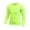 Green, variant on Men's Quick Dry Long Sleeve Compression Baselayer T-shirts Sports Tops