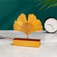 thumbnail image 3 of Toystoory Ginkgo Leaf Holder Golden Stand Delicado Adorno de Escritorio Hierro Soporte con Ceniza para Dormitorio Decoración del hogar de una sola hoja Toystoory HA026082-01, 3 of 6