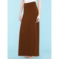 thumbnail image 3 of Made by Johnny Women's Lightweight Floor Length Maxi Skirt XXL RUST, 3 of 6