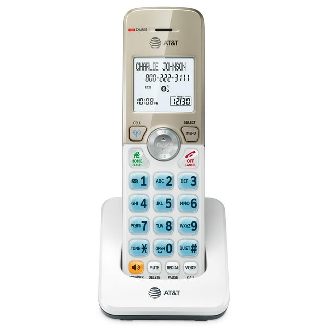 Accesorio de Teléfono Inalámbrico AT&T DL70019 con Bluetooth y Bloqueo de Llamadas