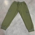 thumbnail image 5 of Kvture Mens Sweatpants Waffle Knit Pants Elastic Waist Drawstring Jogger Sweatpants with Pockets Army Green XXXL, 5 of 9