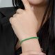 thumbnail image 5 of JeenMata 5.5 TCW Corte Princesa Mayo - Esmeralda - Pulsera de tenis con piedra natal para mujer Diseño de eternidad - Chapado en oro blanco, cumpleaños, aniversario, regalo del día de San Valentín, 5 of 6