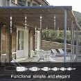 thumbnail image 5 of 8pcs Reflective Bird Deterrent Rods, Keep Birds Away from Your Home, Garden, Patio, Scare and Frighten Pigeons, 5 of 5