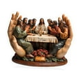 thumbnail image 3 of Placa decorativa con letrero acrílico de La Última Cena, decoración de mesa con Base, decoración navideña para estante interior, gabinete y cafetería, 3 of 9