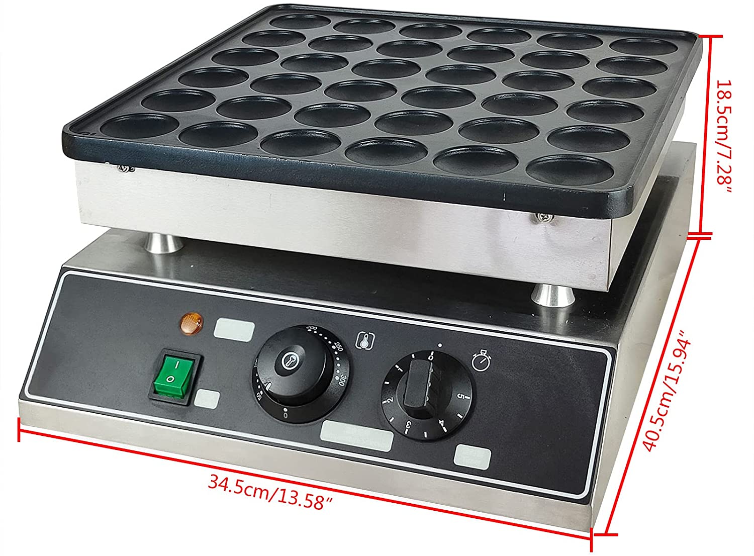 36 Holes Electric Mini Waffle Maker Pancake Maker and Waffle Iron Waffle Maker Machine Non-Stick
