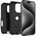 thumbnail image 5 of OtterBox iPhone 15 Pro Only - Commuter Series Case - Black - Slim & Tough - Pocket-Friendly - with Port Protection - Non-Retail Packaging, 5 of 5